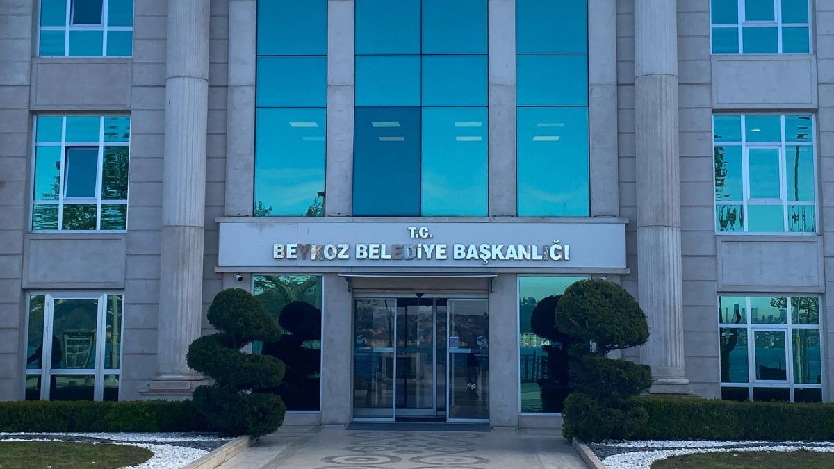 A view of the Beykoz Municipality building following the detention of Deputy Mayor Fidan Gül on tender rigging charges, Istanbul, Türkiye, April 15, 2025. (DHA Photo)