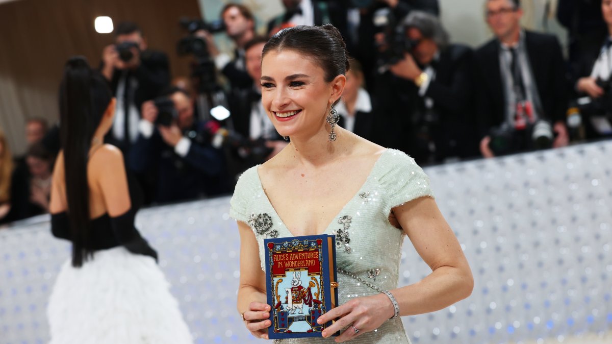 Chloe Malle at the 2023 Met Gala: Karl Lagerfeld: A Line of Beauty, held at the Metropolitan Museum of Art, New York, U.S., May 1, 2023. (Getty Images)