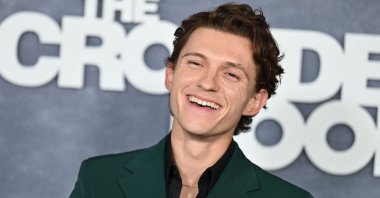 British actor Tom Holland arrives for the premiere of Apple TV &#039;s &quot;The Crowded Room&quot; at the Museum of Modern Art in New York City, U.S., June 1, 2023. (AFP Photo)