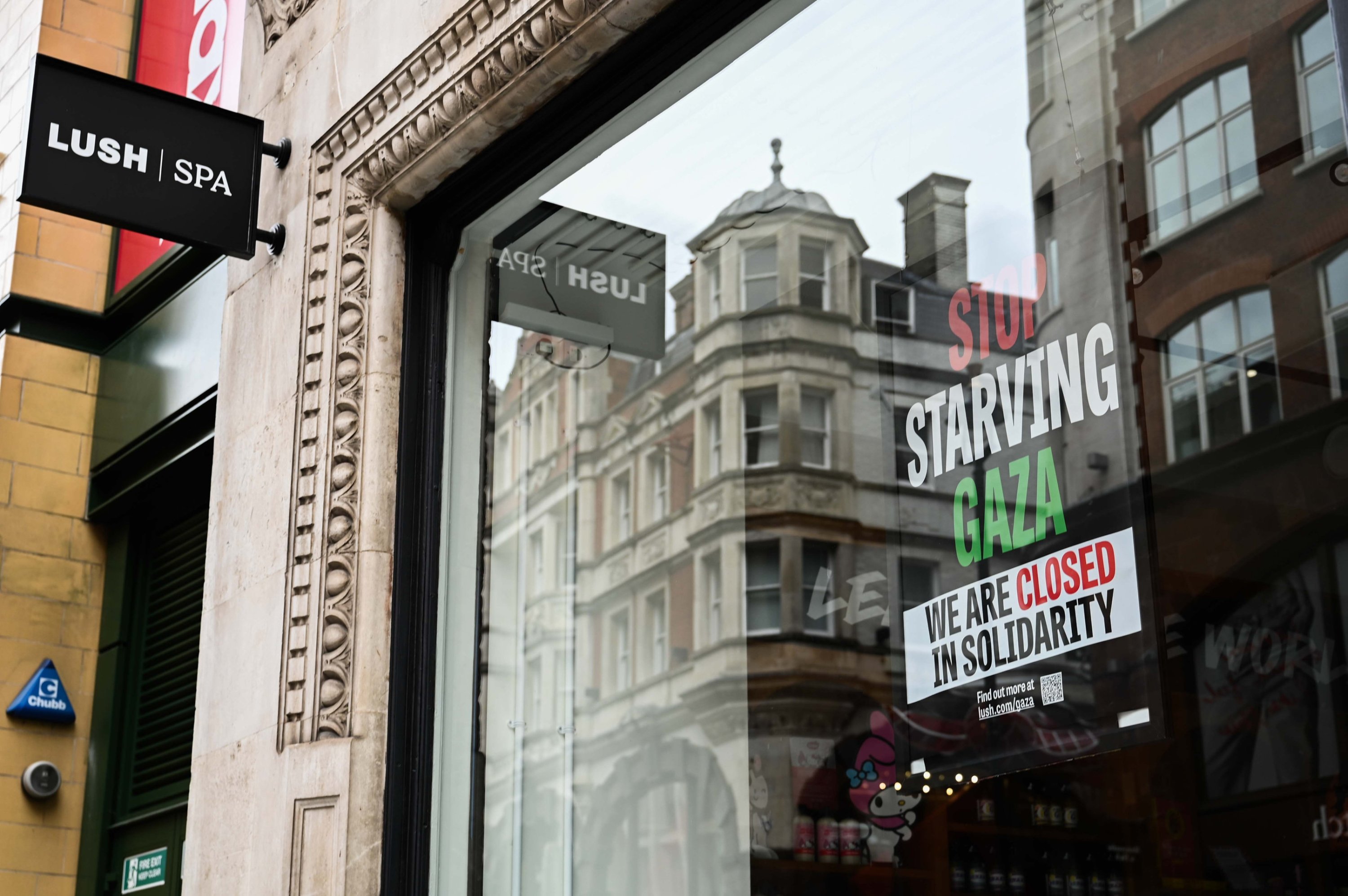Lush shuts all UK stores, online shop in protest over Israel's Gaza war