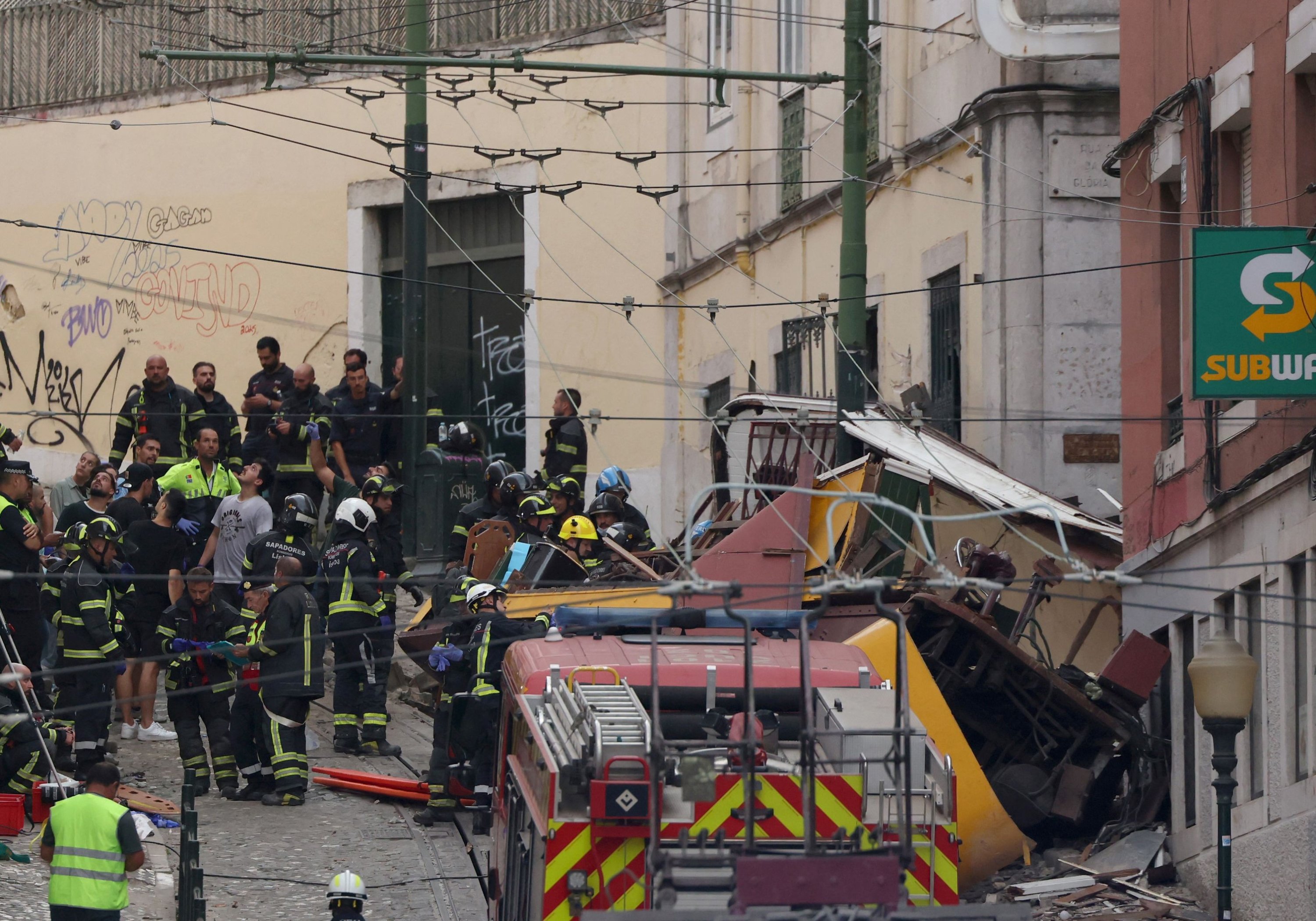 3 killed, dozens injured after iconic funicular crashes in Lisbon