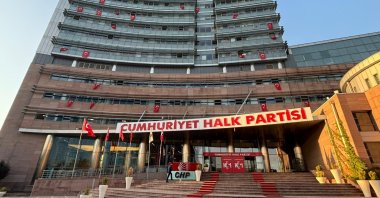 The Republican People’s Party (CHP) headquarters, Ankara, Türkiye, Sept. 2, 2025. (DHA Photo)