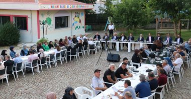 A meeting held by the Justice and Development Party (AK Party) on the terror-free Türkiye initiative with families of martyrs and veterans, Yozgat, central Türkiye, Aug. 19, 2025. (AA Photo)