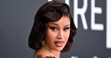 U.S. rapper Cardi B arrives for the 67th Annual Grammy Awards at the Crypto.com Arena, Los Angeles, U.S., Feb. 2, 2025. (AFP Photo)