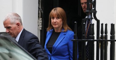 Britain's Chancellor of the Exchequer Rachel Reeves leaves Number 11 Downing Street following a cabinet meeting at Number 10, London, Britain, Sept. 2, 2025. (Reuters Photo)
