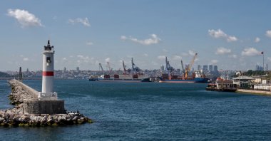 A view of Haydarpaşa port, Istanbul, Türkiye, Aug. 9, 2022. (Reuters Photo)