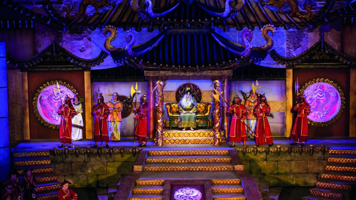 The 32nd International Aspendos Opera and Ballet Festival will take place from Sept. 14 to Oct. 1 at the historic Aspendos Ancient Theater, Antalya, southern Türkiye. (AA Photo)