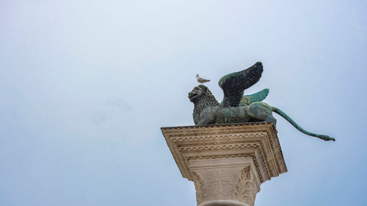 Winged lion of Saint Mark. (Shutterstock Photo)