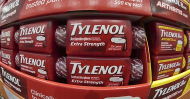 This is a display of Tylenol Extra Strength on display in a Costco Warehouse in Pittsburgh, Jan. 26, 2023. (AP File Photo)