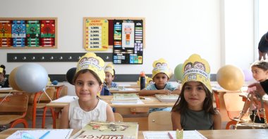 Preschool and first-grade students participate in orientation programs, Adıyaman, Türkiye, Sept. 1, 2025. (AA Photo)