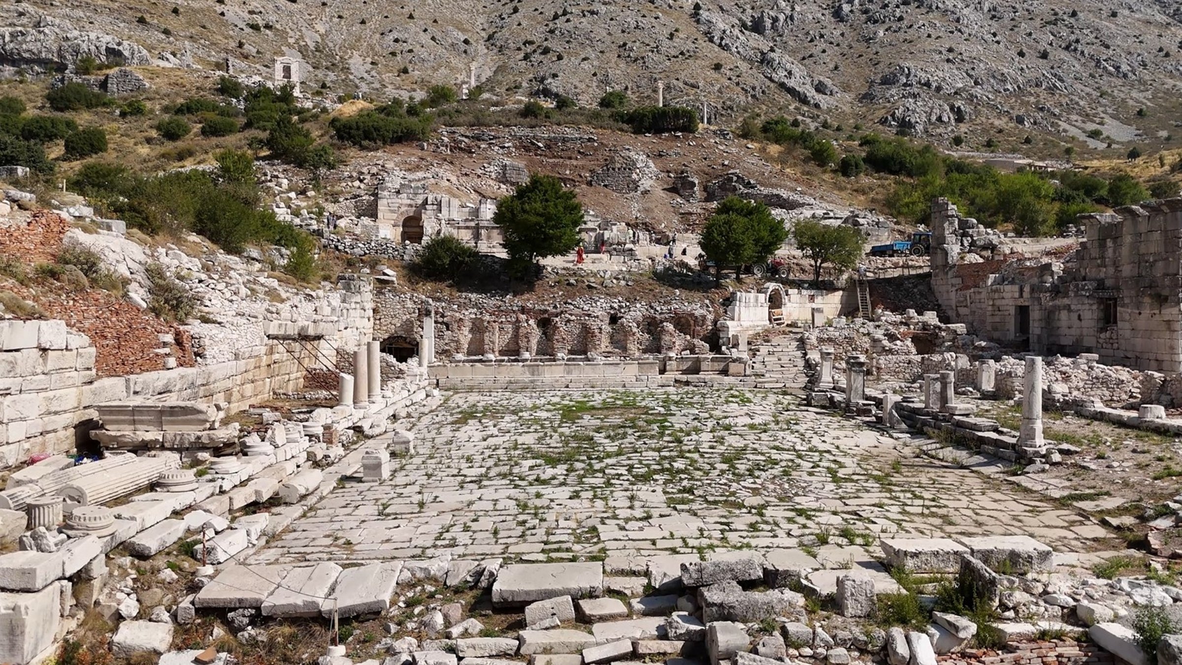 A general view of Sagalassos, Burdur, southern Türkiye, Aug. 28, 2025. (AA Photo)