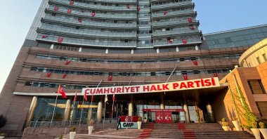 The Republican People’s Party (CHP) headquarters, Ankara, Türkiye, Sept. 2, 2025. (DHA Photo)