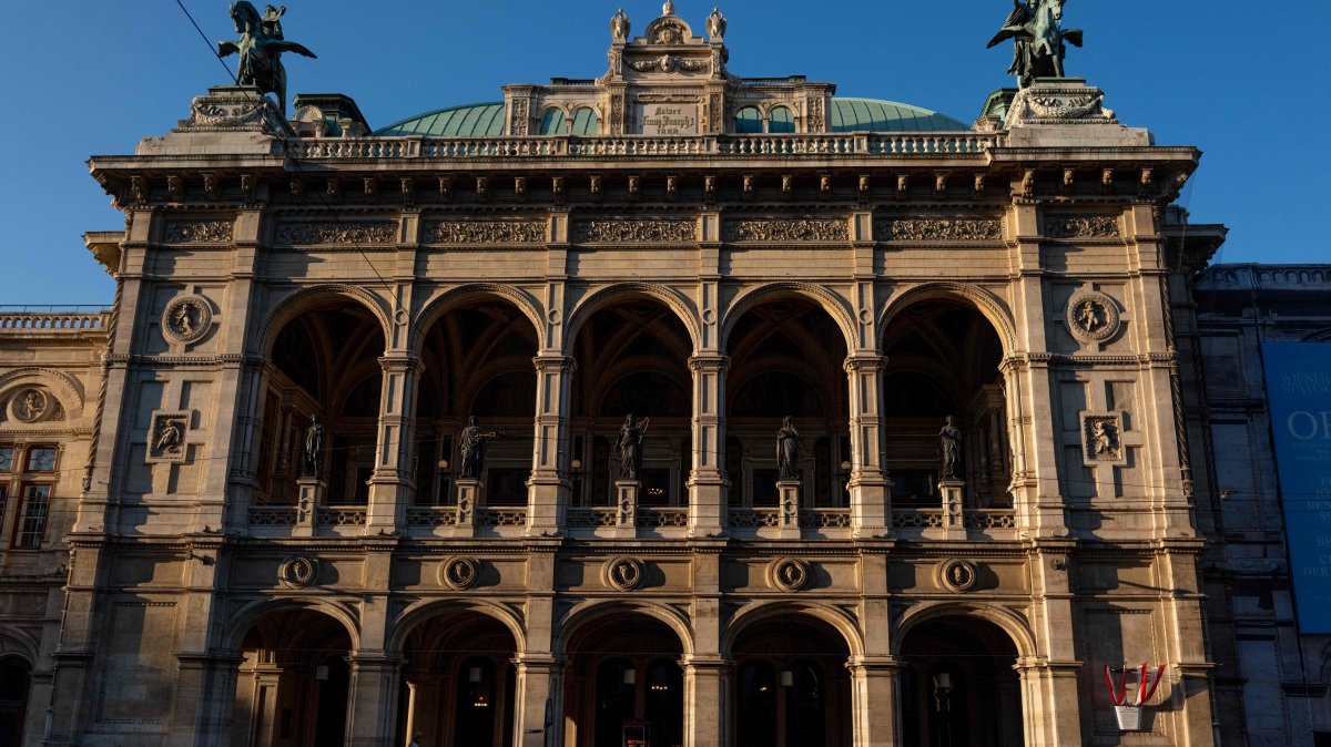 The Vienna State Opera building, Vienna, Austria, Aug. 26, 2025. (AFP Photo)