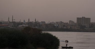 A view of the Khartoum skyline on the River Nile, Khartoum, Sudan, May 25, 2025. (Getty Images)