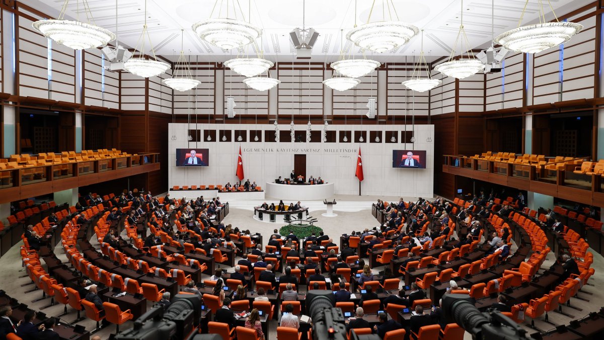 General view of Parliament in session, Ankara, Türkiye, Aug. 29, 2025. (AA Photo)