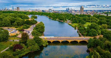 An aerial view of Hyde Park. (Shutterstock Photo)