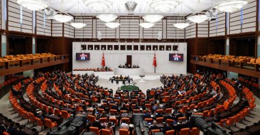 General view of Parliament in session, Ankara, Türkiye, Aug. 29, 2025. (AA Photo)
