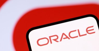 The Oracle logo is seen in this illustration taken Sept. 9, 2025. (Reuters Photo)