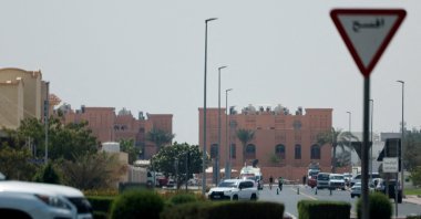 Vehicles are parked in the area of Tuesday&#039;s Israeli attack on Hamas leaders, in Doha, Qatar, Sept. 10, 2025. (Reuters Photo)
 

     TPX IMAGES OF THE DAY