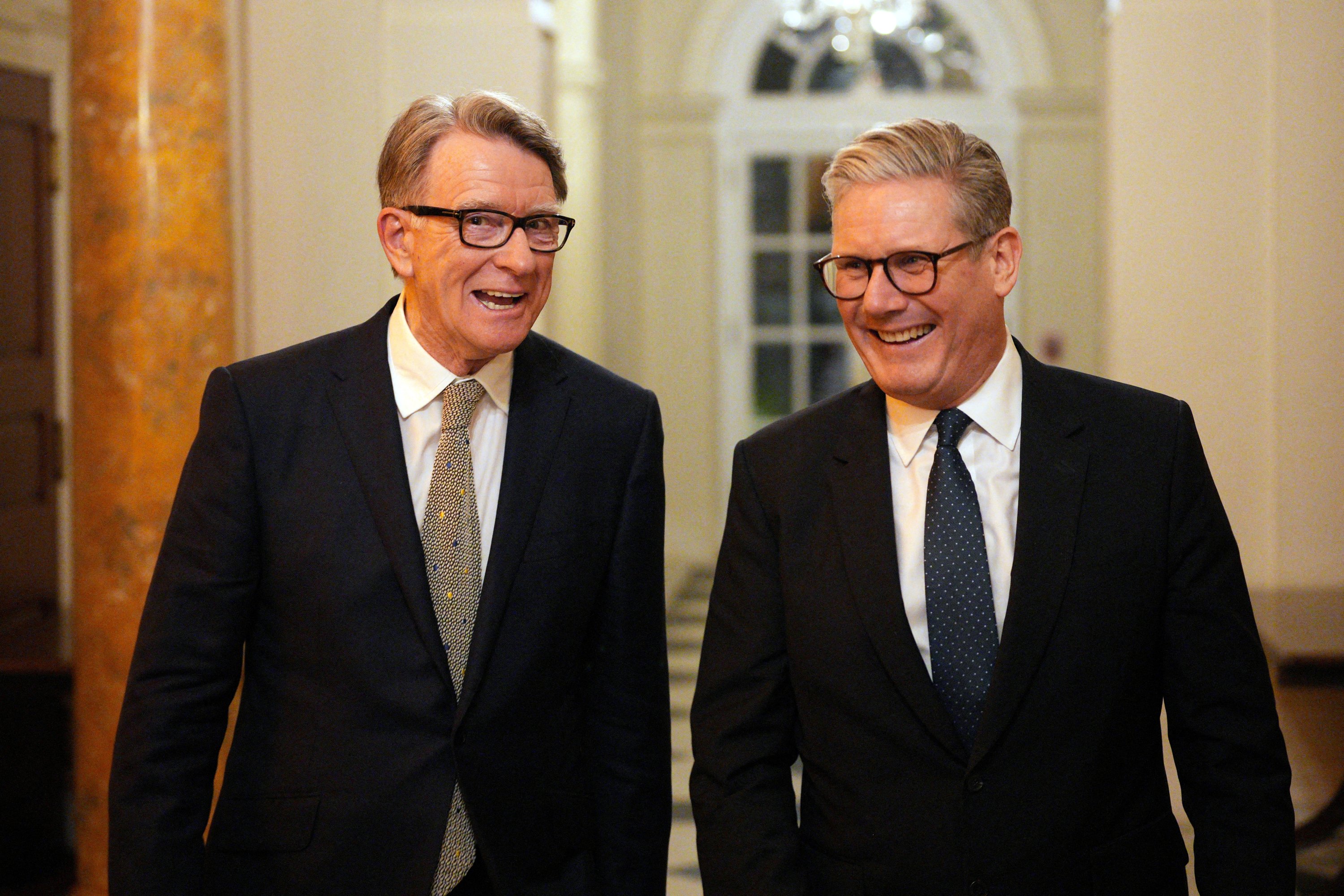 Starmer fires UK ambassador to US Mandelson over Epstein links