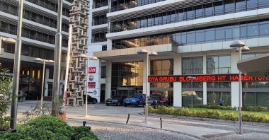 A general view of a building housing companies under Can Holding, Istanbul, Türkiye, Sept. 11, 2025. (IHA Photo)