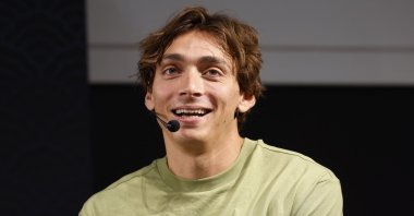 Sweden&#039;s Armand Duplantis speaks ahead of the World Athletics Championships, Tokyo, Japan, Sept. 11, 2025. (Reuters Photo)