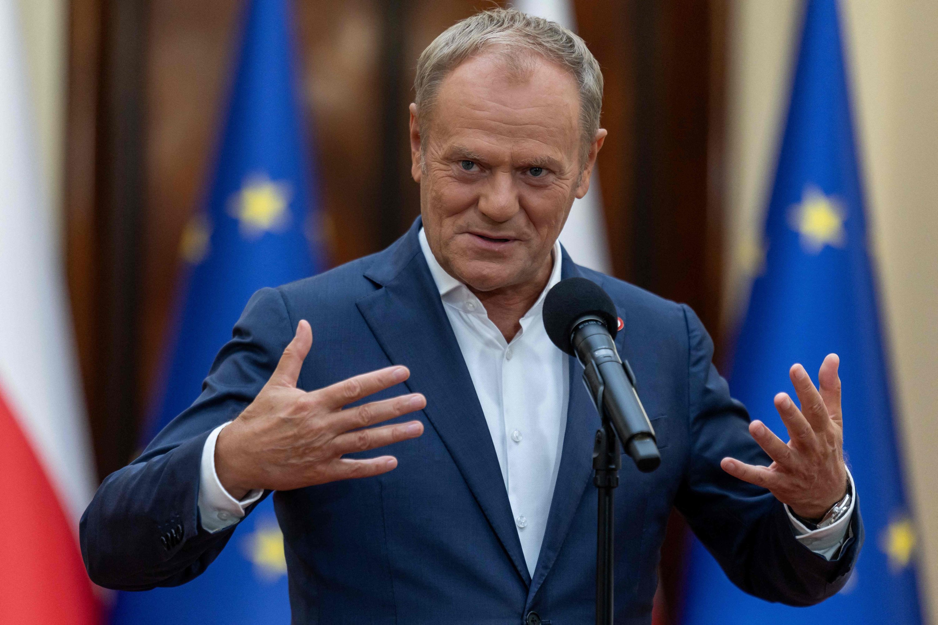 Poland’s Tusk rejects Trump’s accidental drone strikes claims