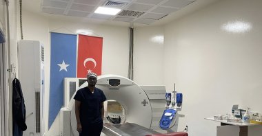 The city scan room at the Recep Tayyip Erdoğan Training and Research Hospital, equipped by TIKA, Mogadishu, Somalia, Aug. 26, 2025. (AA Photo)