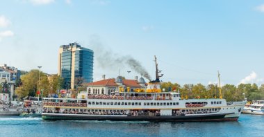 Passengers travel on the Kadıköy-Eminönü ferry, Istanbul, Türkiye, Aug. 25, 2025. (Shutterstock Photo)