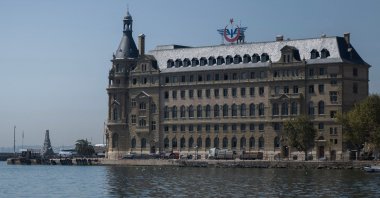 A view of Haydarpasa train station at Kadikoy, Istanbul, Türkiye, Aug. 22, 2025. (AFP Photo)