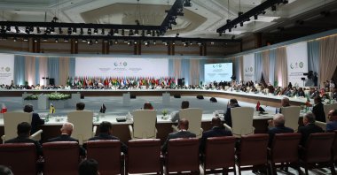 Leaders of Arab and Muslim nations presented a united front against Israel and its "belligerent" actions in the Middle East, in Doha, Qatar, Sept. 15, 2025. (AA Photo)