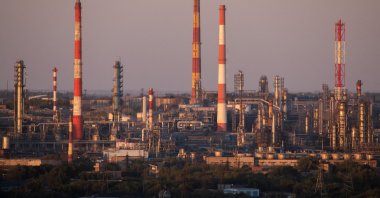 General view of Orsknefteorgsintez oil refinery in the city of Orsk, Orenburg region, Russia, Aug. 28, 2025. (Reuters Photo)