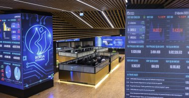 A view from Borsa Istanbul (BIST), Istanbul, Türkiye, Aug. 27, 2025. (AA Photo)