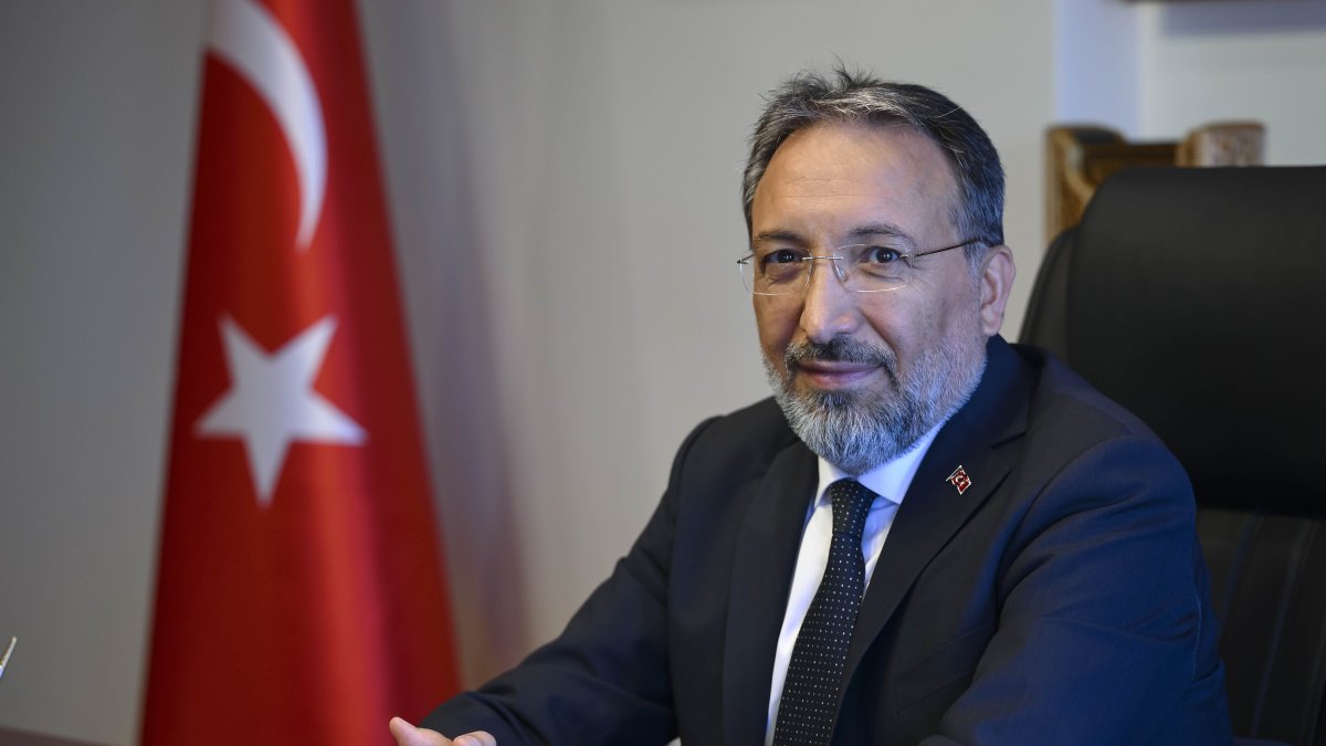 Istanbul Mufti Prof. Dr. Safi Arpaguş speaks in an interview in Istanbul, July 22, 2025. (AA File Photo)