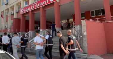 Authorities arrest seven suspects linked to the Gülenist Terrorist Group (FETÖ) in northern Kocaeli province, Türkiye, Sept. 12, 2025. (IHA Photo)