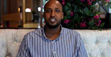 Somali graduate Muhammed Hajj, who studied in Türkiye, now serves as an advisor contributing to his country’s development, Mogadishu, Somalia, Aug. 30, 2025. (AA Photo)