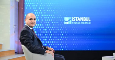 Ozan Deniz, general manager of the Interbank Card Center (BKM), poses during an interview with Anadolu Agency (AA) in Istanbul, Türkiye, Sept. 18, 2025. (AA Photo)