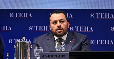  Minister of State at the Ministry of Foreign Affairs of Qatar Mohammed bin Abdulaziz Al-Khulaifi speaks during the first day of the 51st edition of the TEHA Forum in Cernobbio, Italy, Sept. 5, 2025. (EPA Photo)