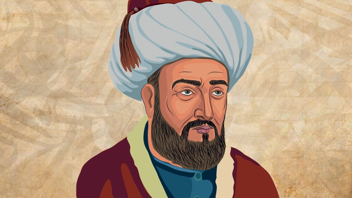 This photo illustration shows a portrait of 11th-century Muslim scholar and polymath al-Ghazali. (Shutterstock Photo – edited by Nizam Arslan)