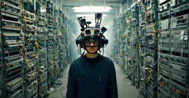 A scene from "Post Truth’s" trailer.