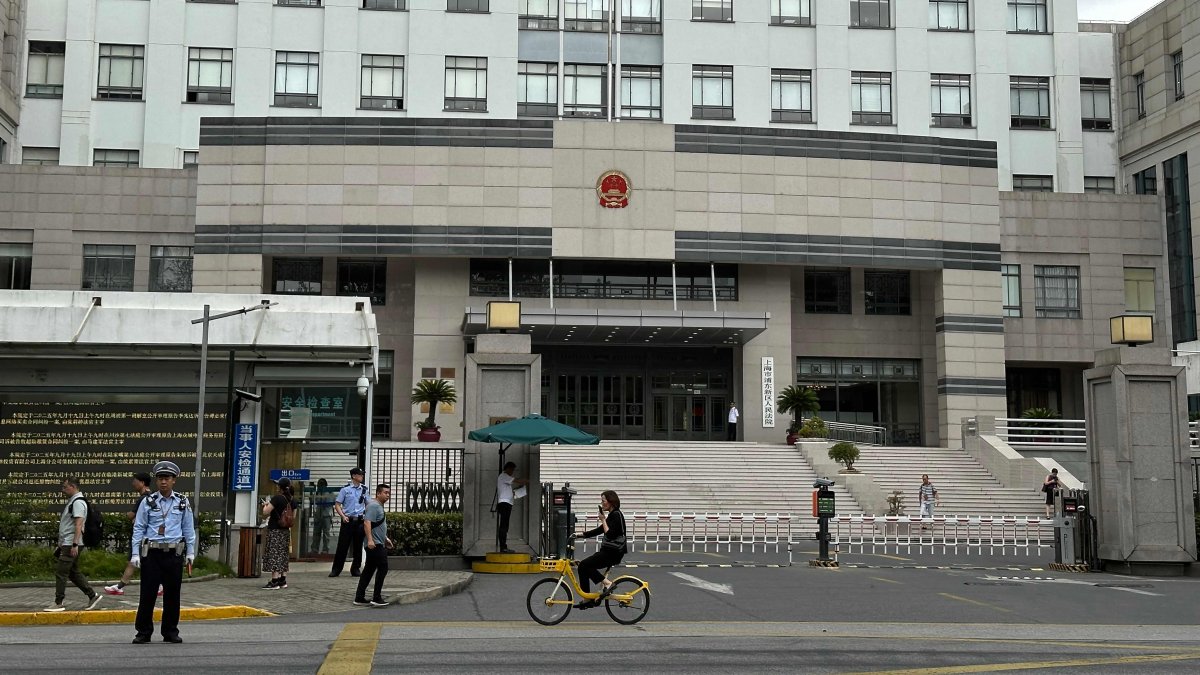 A general view shows the court compound in Shanghai, China, Sept. 19, 2025. (AFP Photo)