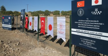A view of the Turkish-Japanese excavation site at Ayanlar Höyük, Şanlıurfa, southeastern Türkiye, Sept. 20, 2025. (AA Photo)