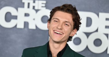 British actor Tom Holland arrives for the premiere of Apple TV &#039;s &quot;The Crowded Room&quot; at the Museum of Modern Art, New York City, U.S., June 1, 2023. (AFP Photo)