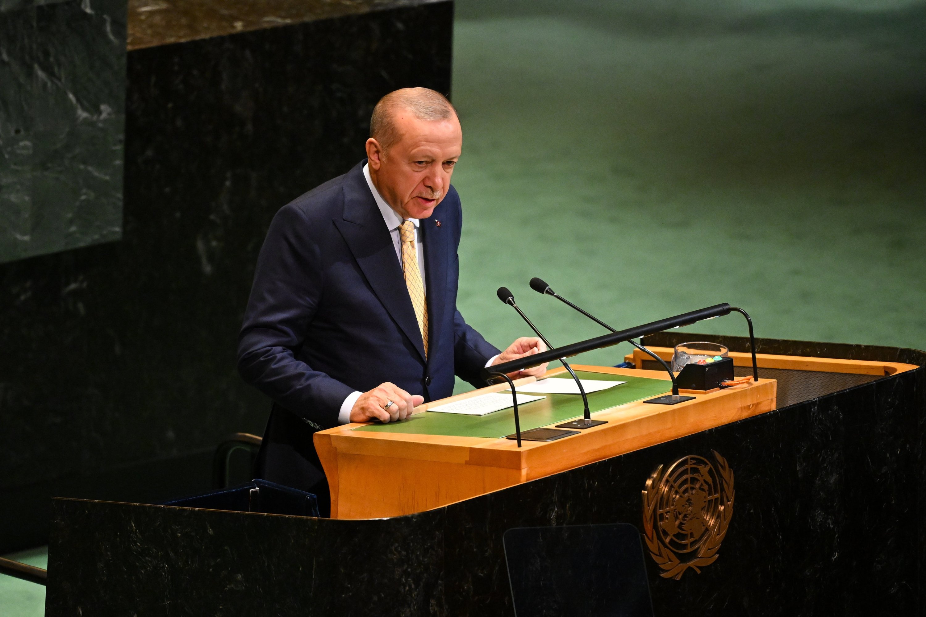Erdoğan highlights Palestinian suffering UNGA speech