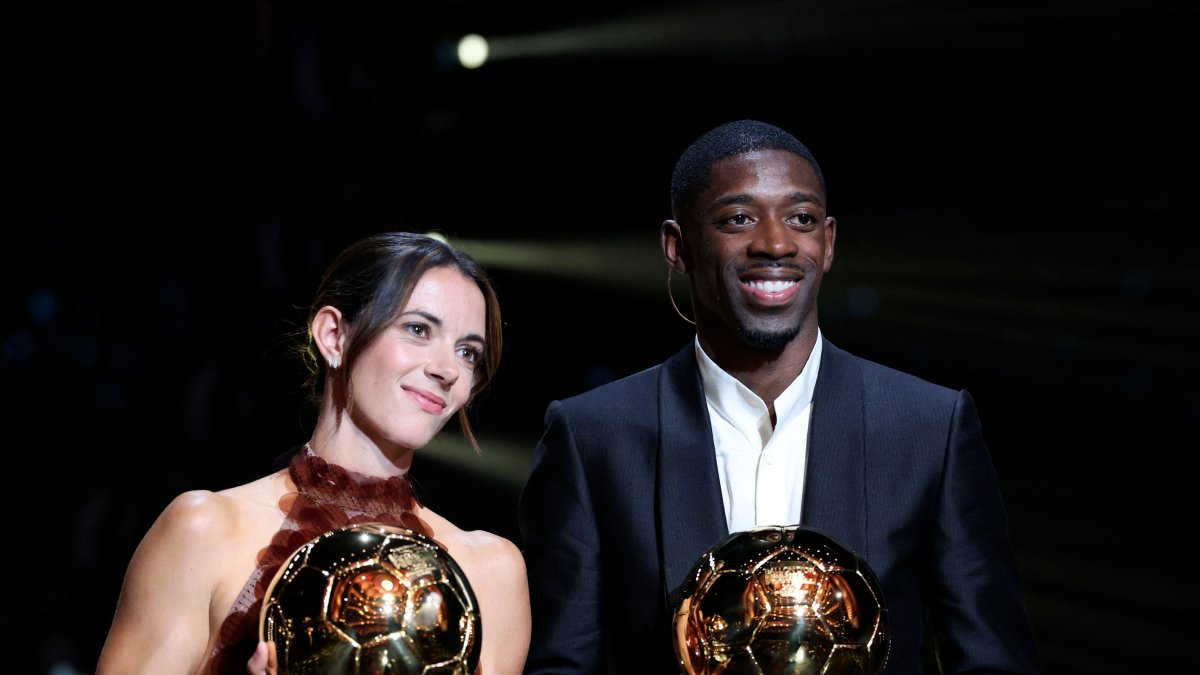 Dembele wins Ballon d’Or, Bonmati bags 3rd straight women’s crown