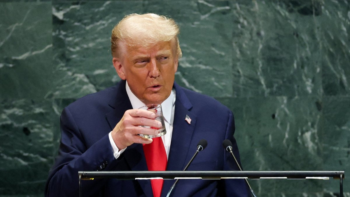 U.S. President Donald Trump addresses the 80th United Nations General Assembly at U.N. headquarters in New York City, U.S., September 23, 2025. (Reuters Photo)