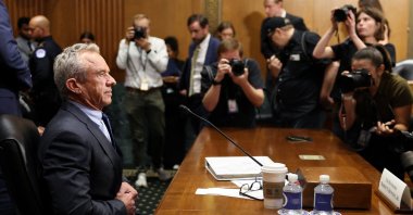 U.S. Health and Human Services Secretary Robert F. Kennedy Jr. sits on the day he testifies before a Senate Finance Committee hearing on President Donald Trump&#039;s 2026 health care agenda, Capitol Hill, Washington, U.S., Sept. 4, 2025. (Reuters Photo)