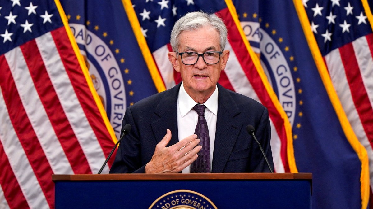 U.S. Federal Reserve Chair Jerome Powell speaks during a press conference, following the issuance of the Federal Open Market Committee&#039;s statement on interest rate policy, in Washington, D.C., U.S., Sept. 17, 2025. (Reuters Photo)
