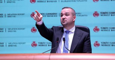 Central Bank of the Republic of Türkiye (CBRT) Governor Fatih Karahan speaks during a news conference in Istanbul, Türkiye, May 22, 2025. (Reuters File Photo)