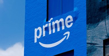 A downtown building is wrapped in Amazon Prime advertising ahead of Comic-Con International, San Diego, California, U.S., July 22, 2025. (Reuters Photo)